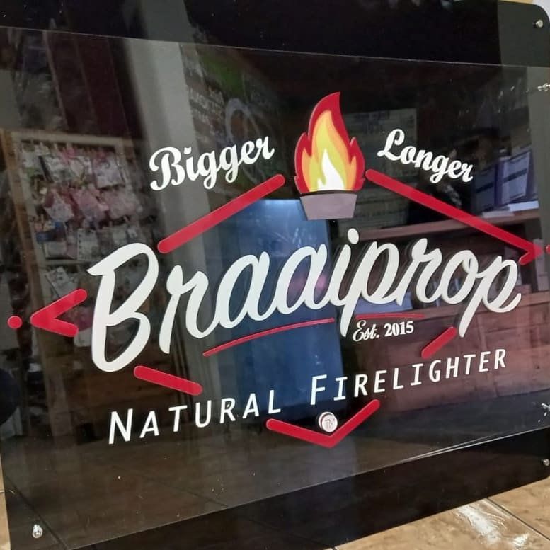 Perspex sign