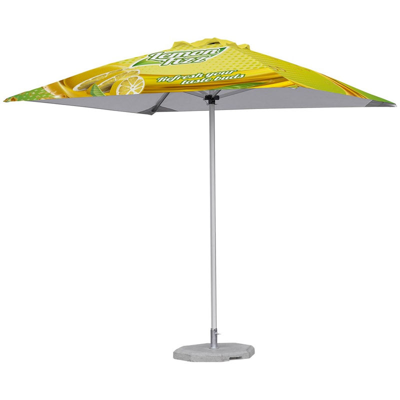 Legend Sublimated Parasol Single Hexagonal Pole 2m x 2m